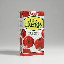 PURE DE TOMATES DE LA HUERTA T/B 530GRS   (comprando 3 o más precio mayoris